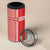 Custom Denmark National Football 4 in 1 Can Cooler Tumbler The Red and Whites Sporty Style - Wonder Print Shop