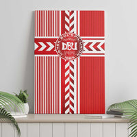Denmark National Football Canvas Wall Art The Red and Whites Sporty Style - Wonder Print Shop
