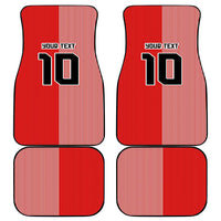 Custom Denmark National Football Car Mats The Red and Whites Sporty Style - Wonder Print Shop