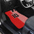 Custom Denmark National Football Car Mats The Red and Whites Sporty Style - Wonder Print Shop