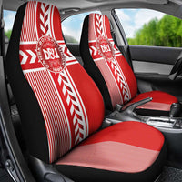 Denmark National Football Car Seat Cover The Red and Whites Sporty Style - Wonder Print Shop