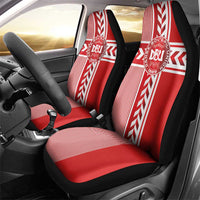Denmark National Football Car Seat Cover The Red and Whites Sporty Style - Wonder Print Shop