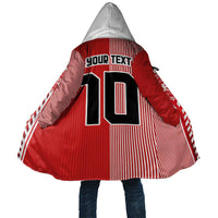 Custom Denmark National Football Cloak The Red and Whites Sporty Style - Wonder Print Shop