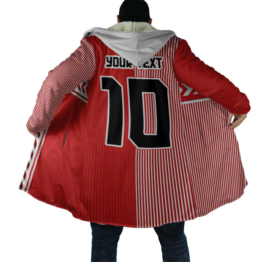 Custom Denmark National Football Cloak The Red and Whites Sporty Style - Wonder Print Shop