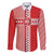 Custom Denmark National Football Family Matching Long Sleeve Bodycon Dress and Hawaiian Shirt The Red and Whites Sporty Style - Wonder Print Shop