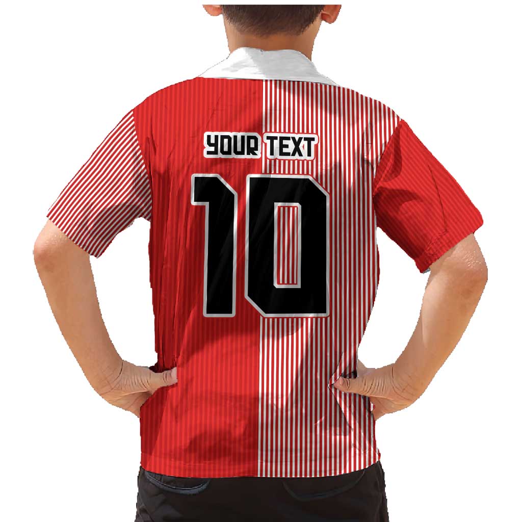 Custom Denmark National Football Family Matching Mermaid Dress and Hawaiian Shirt The Red and Whites Sporty Style - Wonder Print Shop