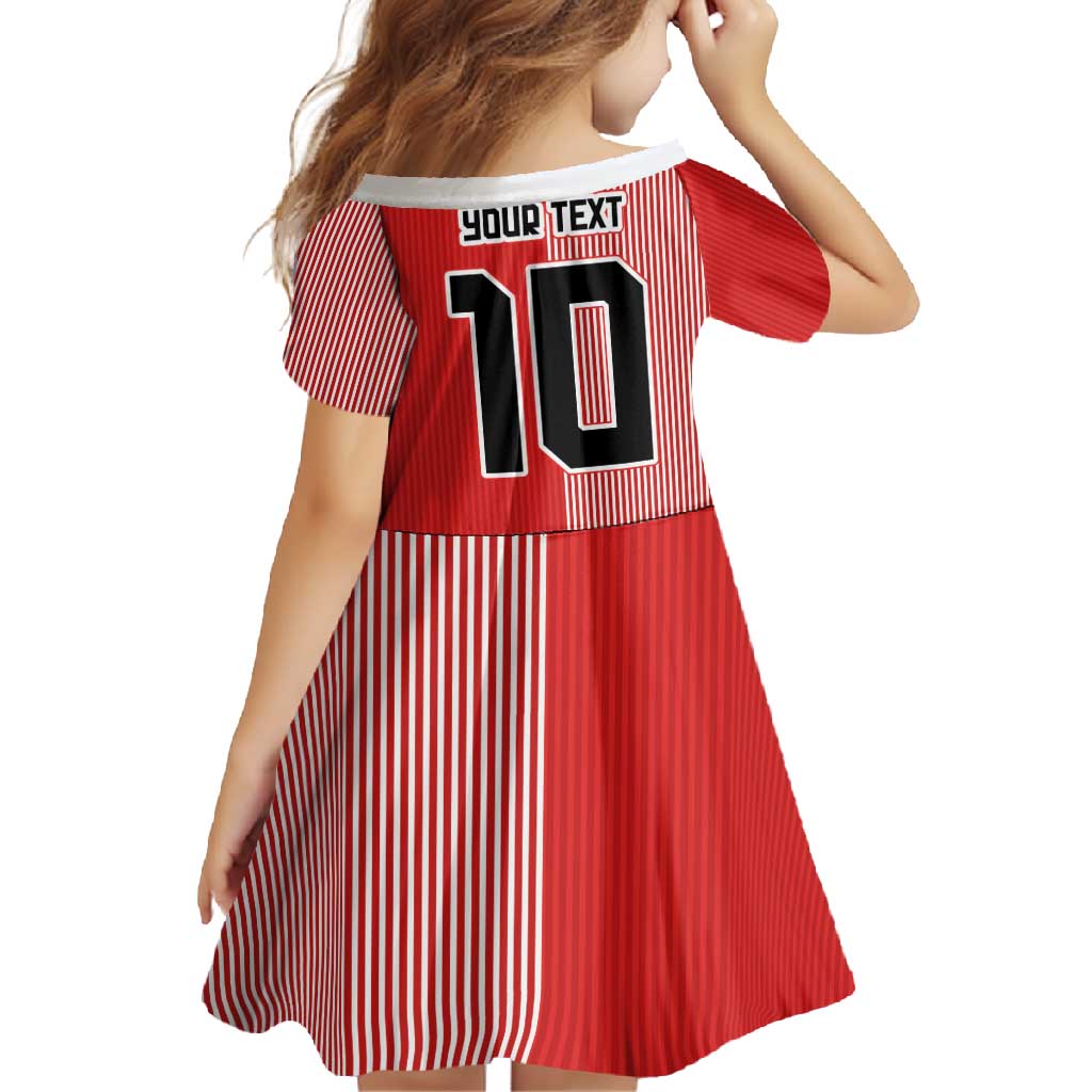 Custom Denmark National Football Family Matching Mermaid Dress and Hawaiian Shirt The Red and Whites Sporty Style - Wonder Print Shop