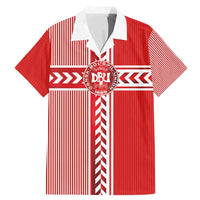 Custom Denmark National Football Family Matching Mermaid Dress and Hawaiian Shirt The Red and Whites Sporty Style - Wonder Print Shop