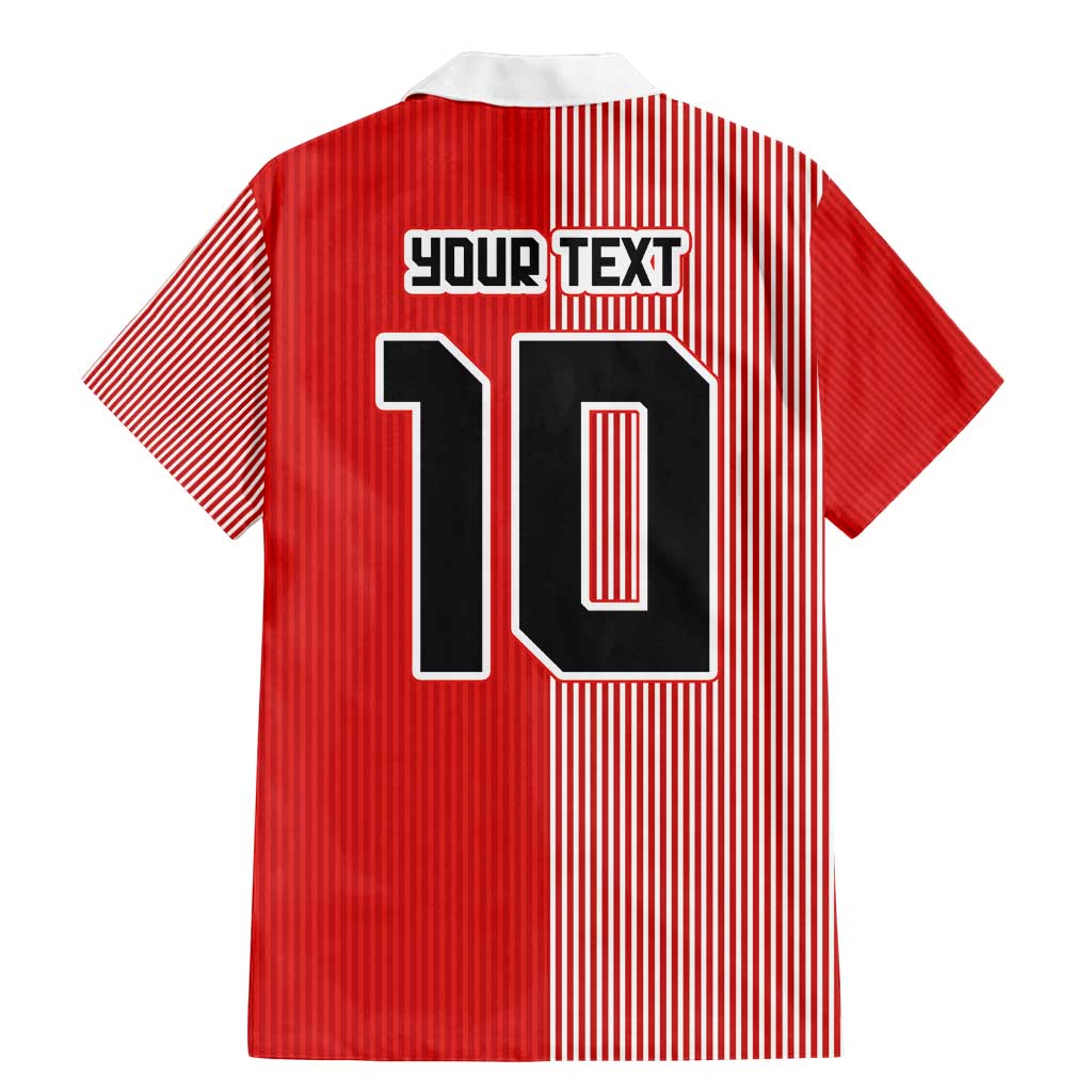 Custom Denmark National Football Family Matching Mermaid Dress and Hawaiian Shirt The Red and Whites Sporty Style - Wonder Print Shop