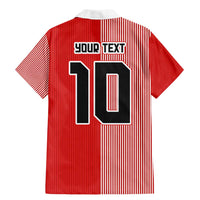 Custom Denmark National Football Family Matching Mermaid Dress and Hawaiian Shirt The Red and Whites Sporty Style - Wonder Print Shop