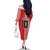 Custom Denmark National Football Family Matching Off The Shoulder Long Sleeve Dress and Hawaiian Shirt The Red and Whites Sporty Style - Wonder Print Shop
