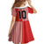 Custom Denmark National Football Family Matching Off Shoulder Maxi Dress and Hawaiian Shirt The Red and Whites Sporty Style - Wonder Print Shop