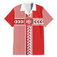 Custom Denmark National Football Family Matching Off Shoulder Maxi Dress and Hawaiian Shirt The Red and Whites Sporty Style - Wonder Print Shop