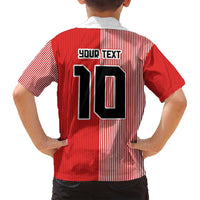 Custom Denmark National Football Family Matching Puletasi and Hawaiian Shirt The Red and Whites Sporty Style - Wonder Print Shop