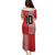 Custom Denmark National Football Family Matching Puletasi and Hawaiian Shirt The Red and Whites Sporty Style - Wonder Print Shop