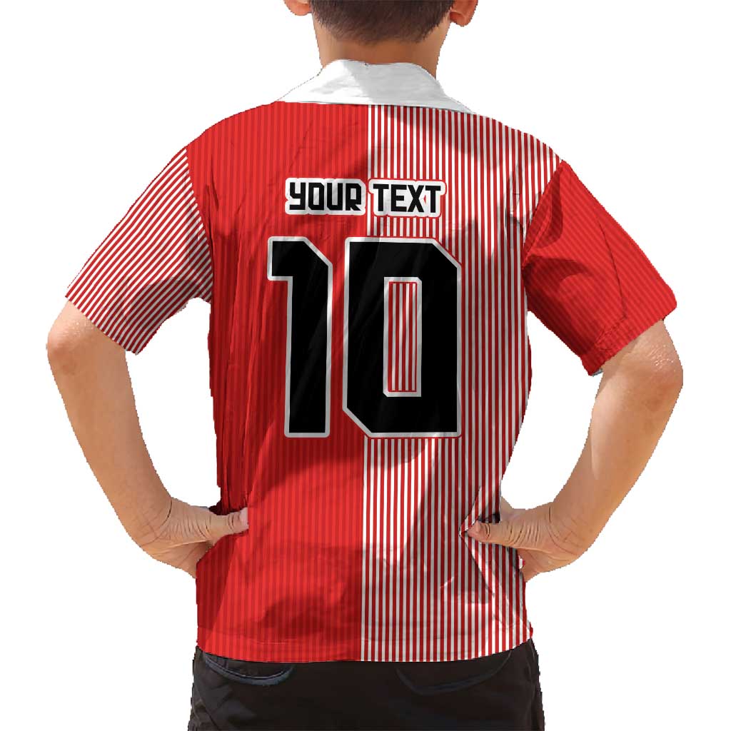 Custom Denmark National Football Family Matching Summer Maxi Dress and Hawaiian Shirt The Red and Whites Sporty Style - Wonder Print Shop