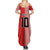 Custom Denmark National Football Family Matching Summer Maxi Dress and Hawaiian Shirt The Red and Whites Sporty Style - Wonder Print Shop