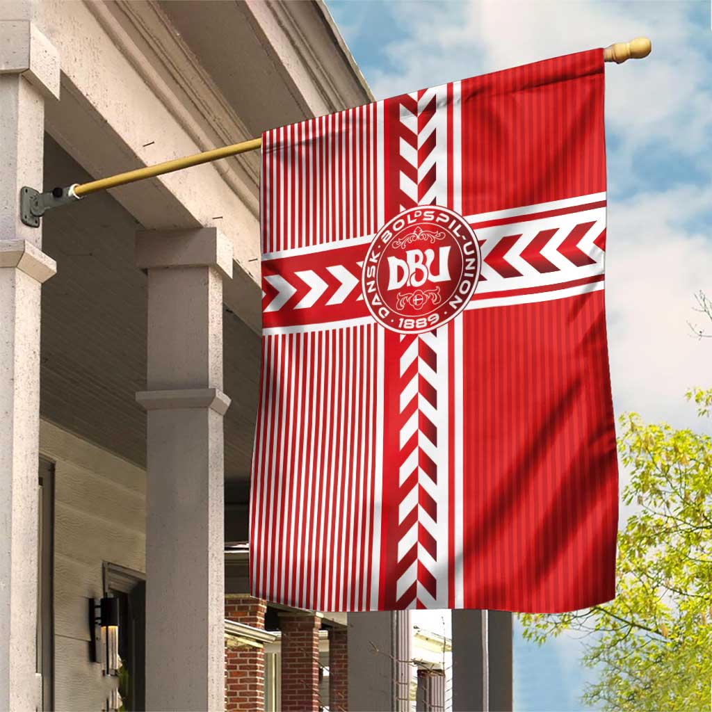 Denmark National Football Garden Flag The Red and Whites Sporty Style - Wonder Print Shop