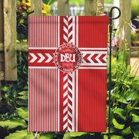 Denmark National Football Garden Flag The Red and Whites Sporty Style - Wonder Print Shop
