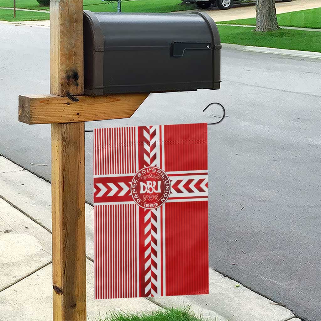 Denmark National Football Garden Flag The Red and Whites Sporty Style - Wonder Print Shop