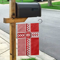 Denmark National Football Garden Flag The Red and Whites Sporty Style - Wonder Print Shop