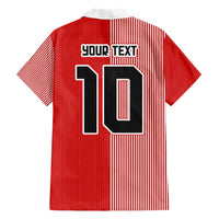 Custom Denmark National Football Hawaiian Shirt The Red and Whites Sporty Style - Wonder Print Shop