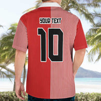 Custom Denmark National Football Hawaiian Shirt The Red and Whites Sporty Style - Wonder Print Shop