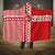 Denmark National Football Hooded Blanket The Red and Whites Sporty Style - Wonder Print Shop