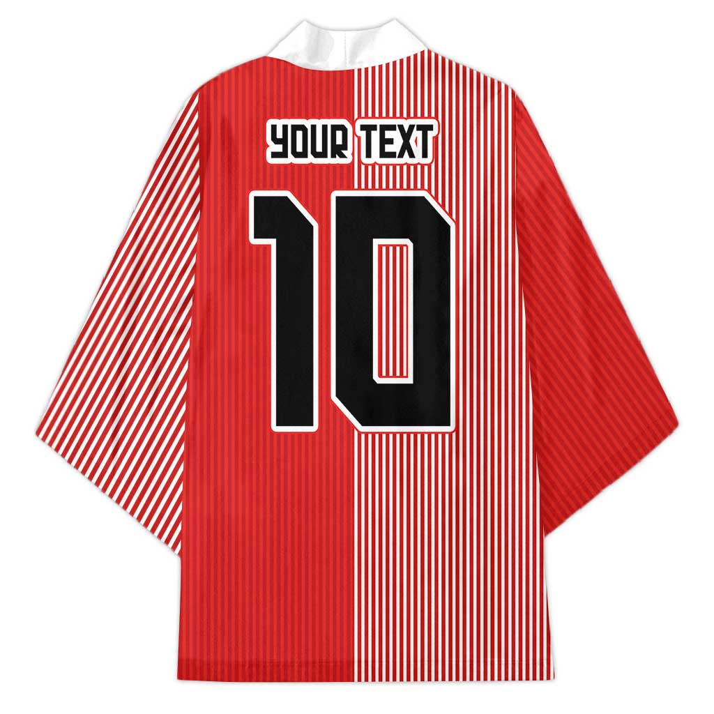 Custom Denmark National Football Kimono The Red and Whites Sporty Style - Wonder Print Shop