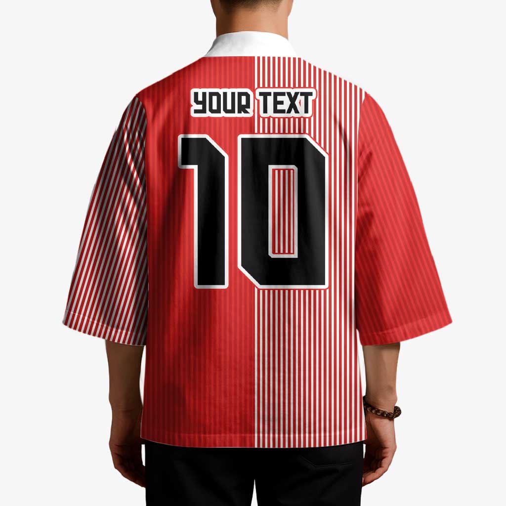 Custom Denmark National Football Kimono The Red and Whites Sporty Style - Wonder Print Shop