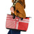 Denmark National Football Leather Tote Bag The Red and Whites Sporty Style - Wonder Print Shop