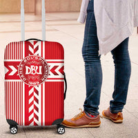 Denmark National Football Luggage Cover The Red and Whites Sporty Style - Wonder Print Shop