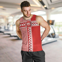 Custom Denmark National Football Men Tank Top The Red and Whites Sporty Style - Wonder Print Shop