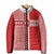 Custom Denmark National Football Padded Jacket The Red and Whites Sporty Style - Wonder Print Shop