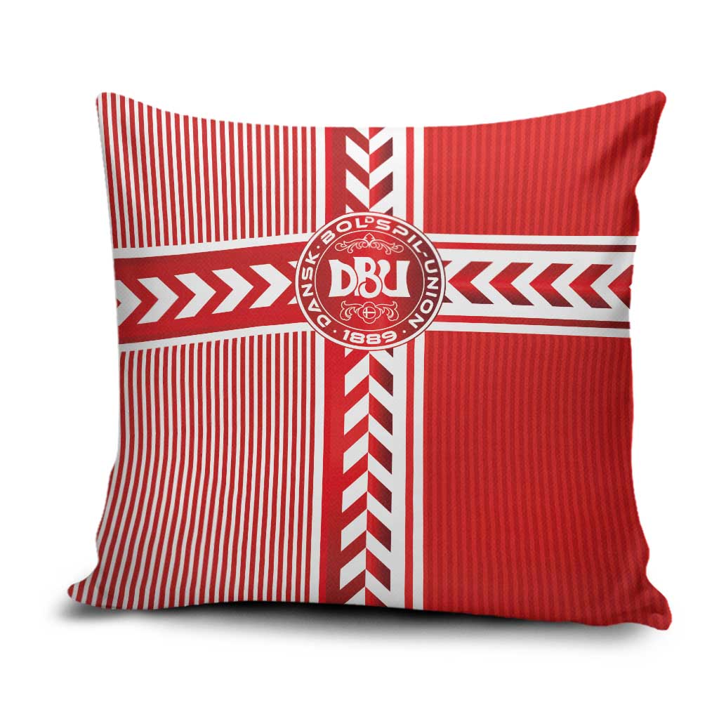 Denmark National Football Pillow Cover The Red and Whites Sporty Style - Wonder Print Shop