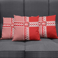 Denmark National Football Pillow Cover The Red and Whites Sporty Style - Wonder Print Shop