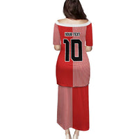 Custom Denmark National Football Puletasi The Red and Whites Sporty Style - Wonder Print Shop