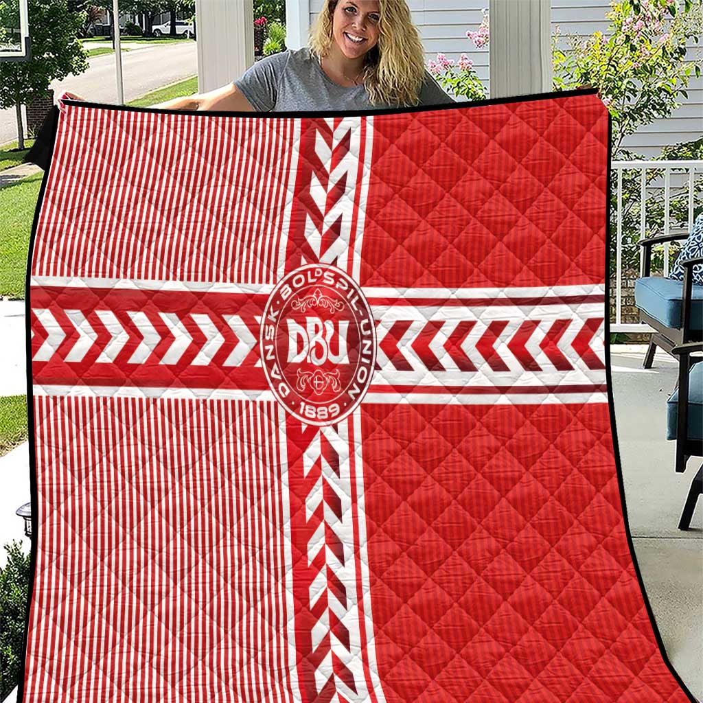 Denmark National Football Quilt The Red and Whites Sporty Style - Wonder Print Shop