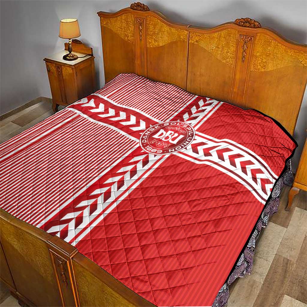 Denmark National Football Quilt The Red and Whites Sporty Style - Wonder Print Shop