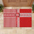 Denmark National Football Rubber Doormat The Red and Whites Sporty Style - Wonder Print Shop