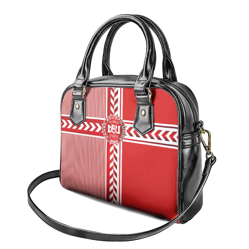 Denmark National Football Shoulder Handbag The Red and Whites Sporty Style - Wonder Print Shop