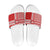 Denmark National Football Slide Sandals The Red and Whites Sporty Style - Wonder Print Shop