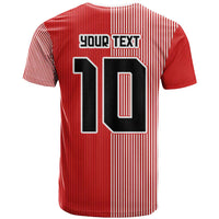 Custom Denmark National Football T Shirt The Red and Whites Sporty Style - Wonder Print Shop