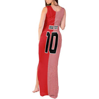 Custom Denmark National Football Tank Maxi Dress The Red and Whites Sporty Style - Wonder Print Shop