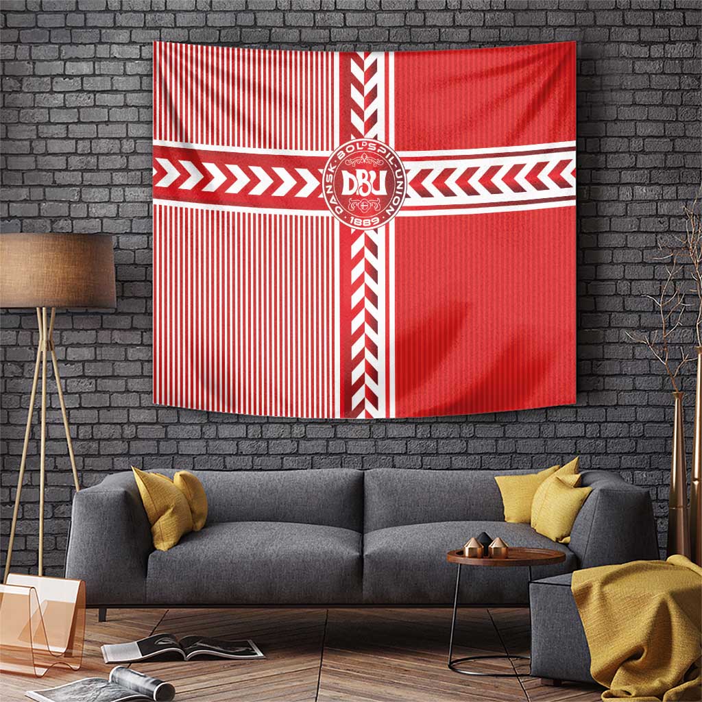 Denmark National Football Tapestry The Red and Whites Sporty Style - Wonder Print Shop