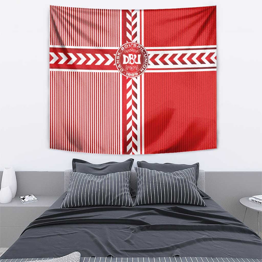 Denmark National Football Tapestry The Red and Whites Sporty Style - Wonder Print Shop
