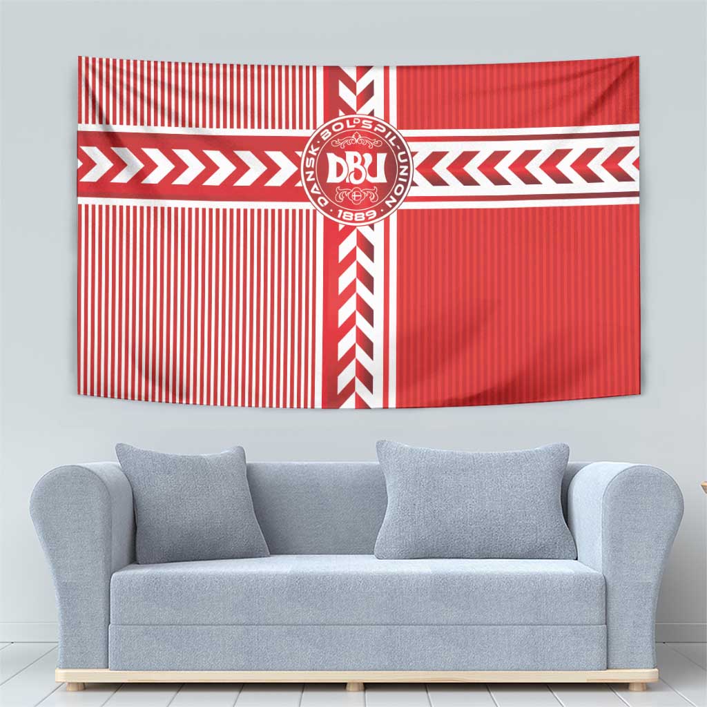 Denmark National Football Tapestry The Red and Whites Sporty Style - Wonder Print Shop