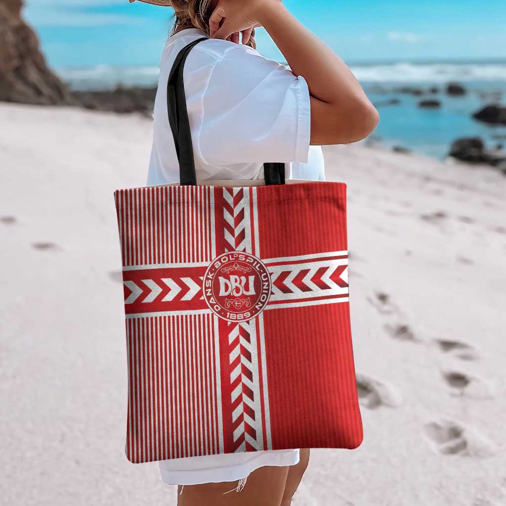 Denmark National Football Tote Bag The Red and Whites Sporty Style - Wonder Print Shop