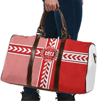 Denmark National Football Travel Bag The Red and Whites Sporty Style - Wonder Print Shop