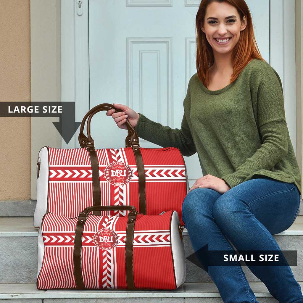Denmark National Football Travel Bag The Red and Whites Sporty Style - Wonder Print Shop
